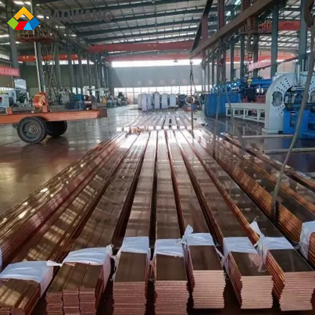 C10100 C11000 C12200 C12000 Solid Copper Flat Bar