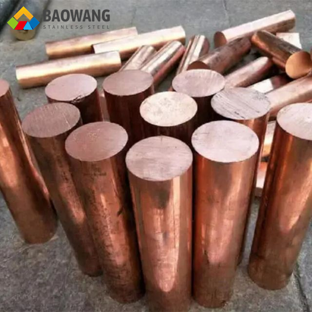 JIS C1220 Solid Bare Copper Round Bar