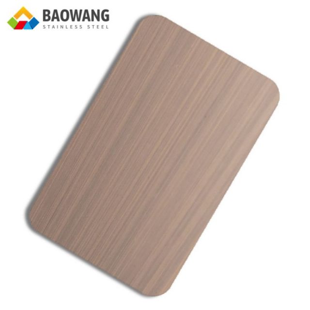 Wall Decorative Gold Color Coated Steel Plate
