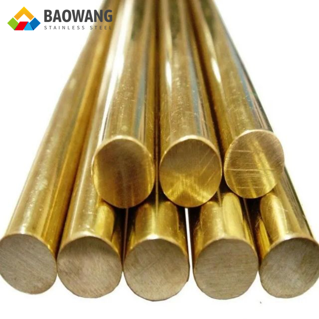 H65 H68 H70 Yellow Brass Copper Solid Round Bar Stock