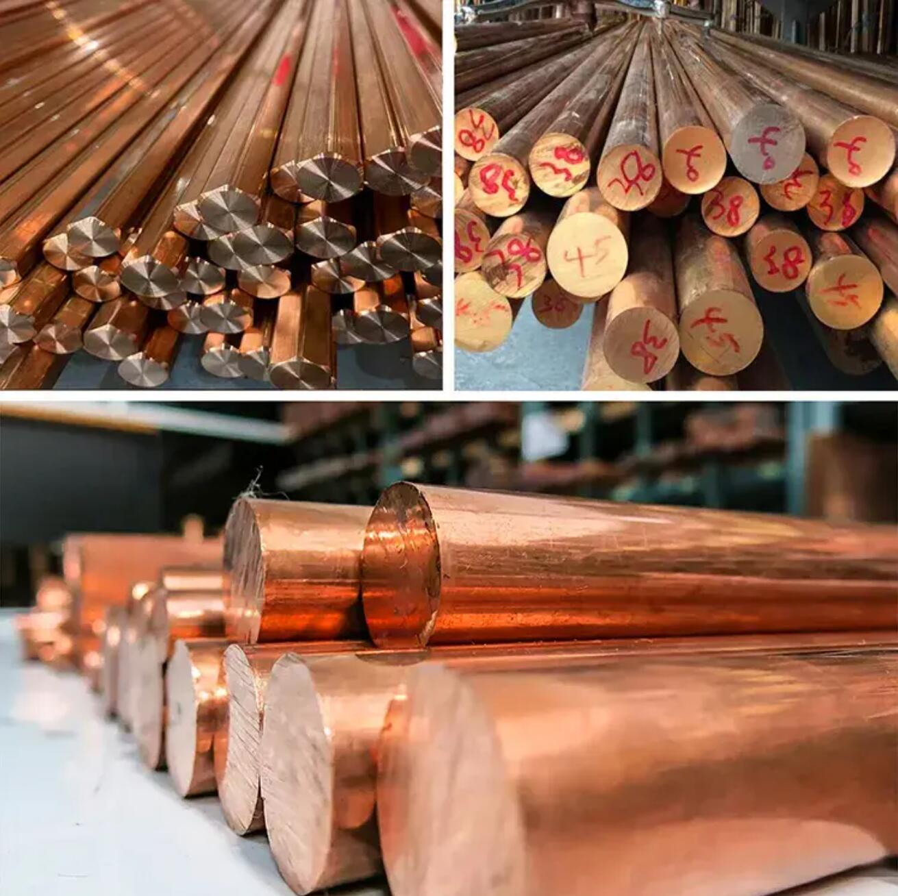 JIS C1220 Solid Bare Copper Round Bar