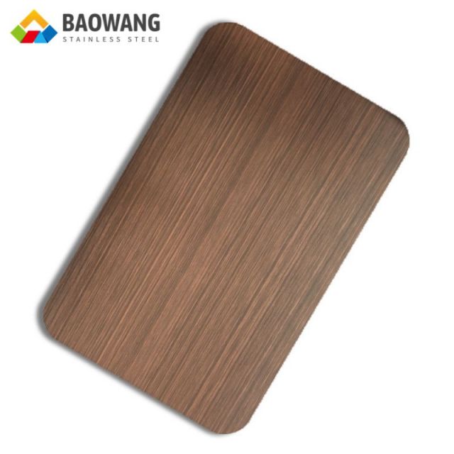 Wall Decorative Gold Color Coated Steel Plate