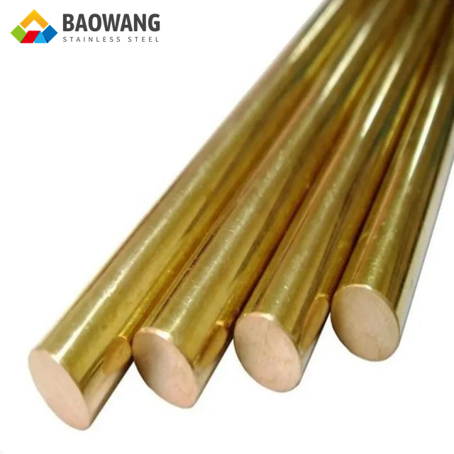 H65 H68 H70 Yellow Brass Copper Solid Round Bar Stock