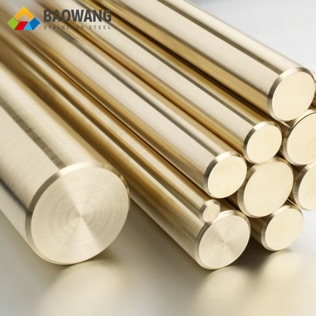 H65 H68 H70 Yellow Brass Copper Solid Round Bar Stock