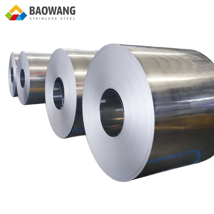 Bobina de acero inoxidable laminado en caliente/frío 201 430 410 304 316L