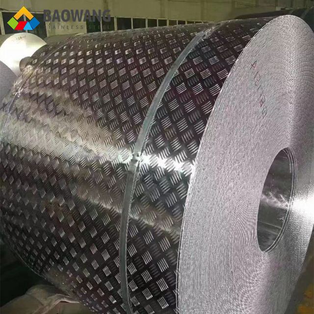 Tira de bobina de aluminio en relieve 1060