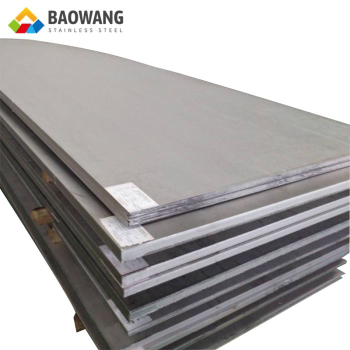 Placa de acero inoxidable laminado en caliente 410 personalizada de fábrica y grosor