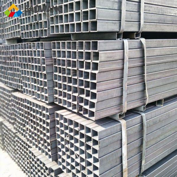 Tubos de acero al carbono ASTM A53-B de 20# Forma cuadrada