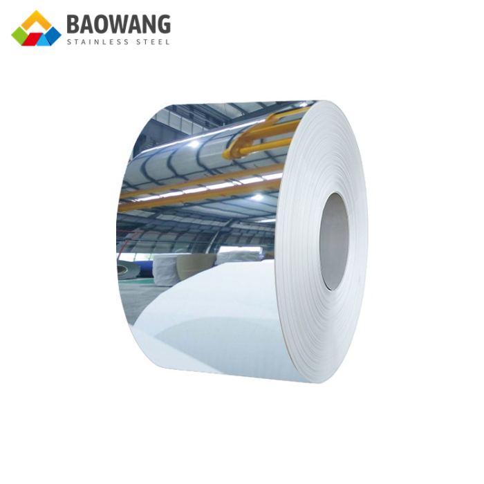 Bobinas de acero inoxidable 304L 316L pulidas por espejo en venta caliente